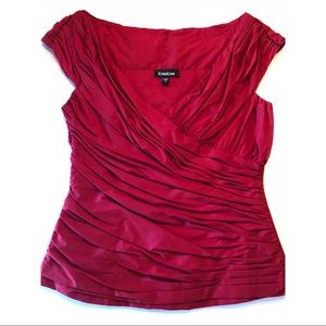 Bebe Top Red Size Small